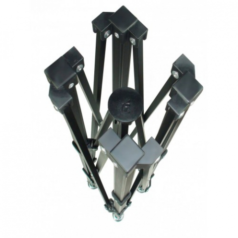 Pro's Pro Ball Cart Professional Cos Pliabil 150 Mingi de Tenis Negru [2]