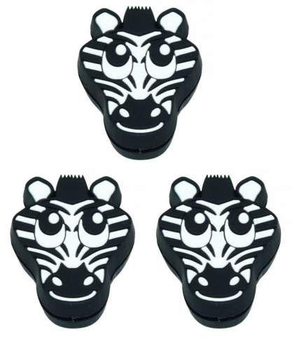 Antivibratoare - Pros Pro Vibra Stop Zebră Set 3 Buc. Antivibratoare Tenis