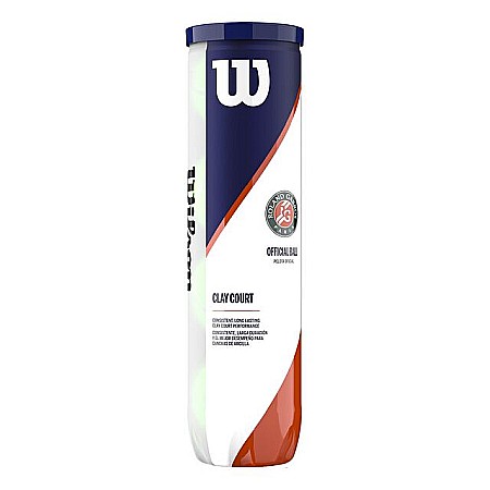 Mingi tenis - Wilson - Roland Garros Clay Cutie 4 Buc. Mingi Tenis De Camp Competitionale Zgura