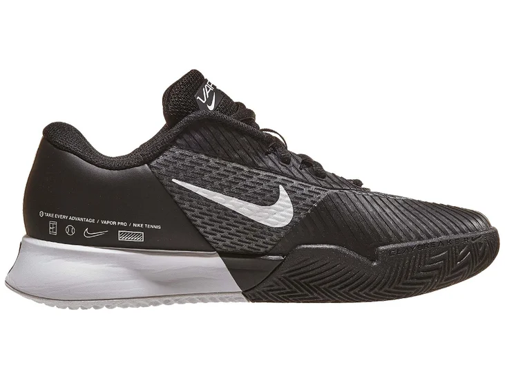 Zoom Vapor Pro 2 Clay Pantofi Tenis Femei Alb, Negru [2]