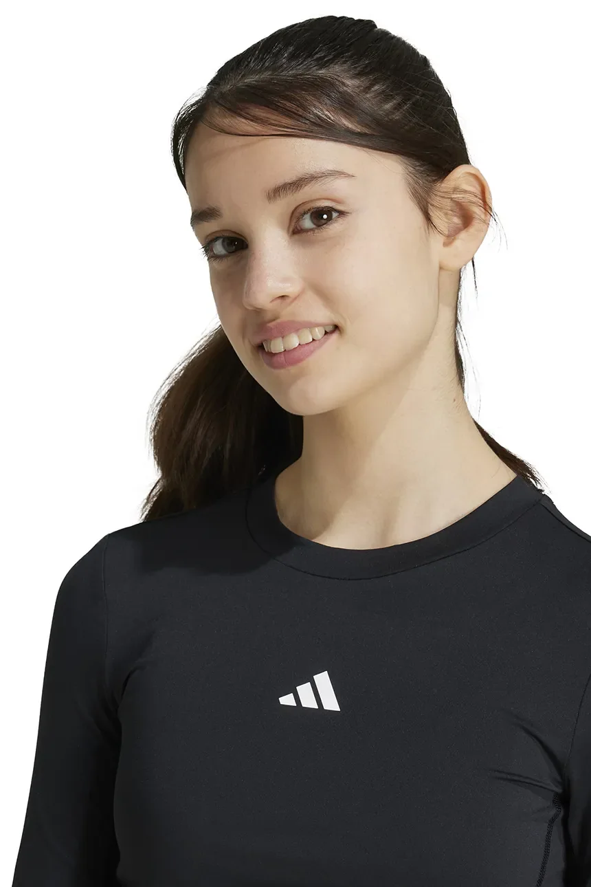 Adidas Bluza Copii Techfit Compresie Neagra [5]