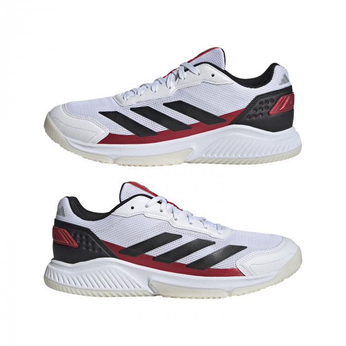 Adidas Pantofi Courtquick Padel Alb/Rosu [5]