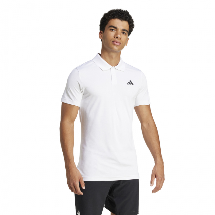 Adidas Tricou Barbati Climacool FreeLift Polo White [3]