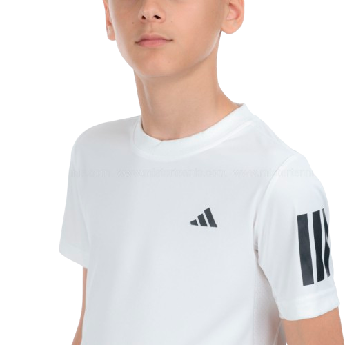 Tricou Tenis Copii Club 3 Stripes White [3]