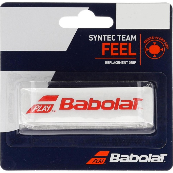 BABOLAT GRIP SYNTEC TEAM WH RED [1]