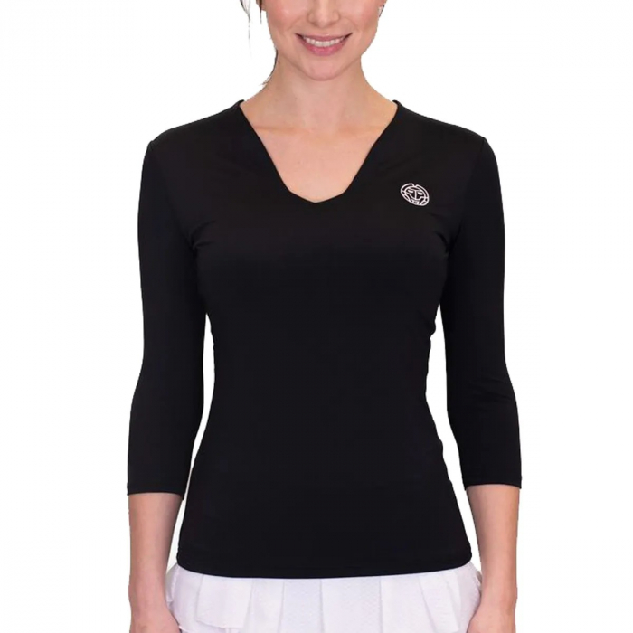 BLUZA BIDI BADU W CREW V-NECK Black [2]