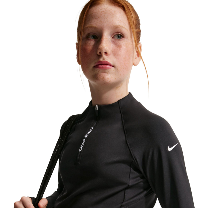 Bluza Nike Copii Pro Dri-FIT Half-Zip Black [2]