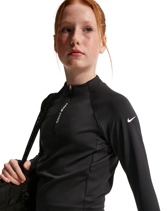 Bluza Nike Copii Pro Dri-FIT Half-Zip Energy/Black [3]
