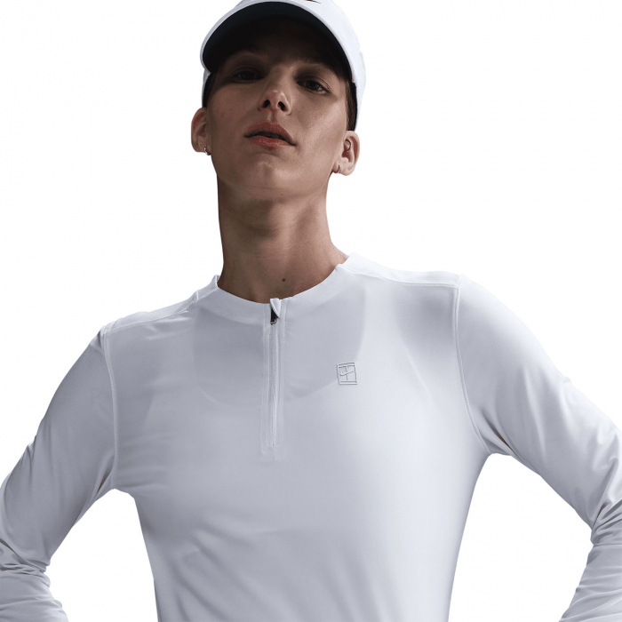 Bluza Nike Femei Court Advantage DF White [3]