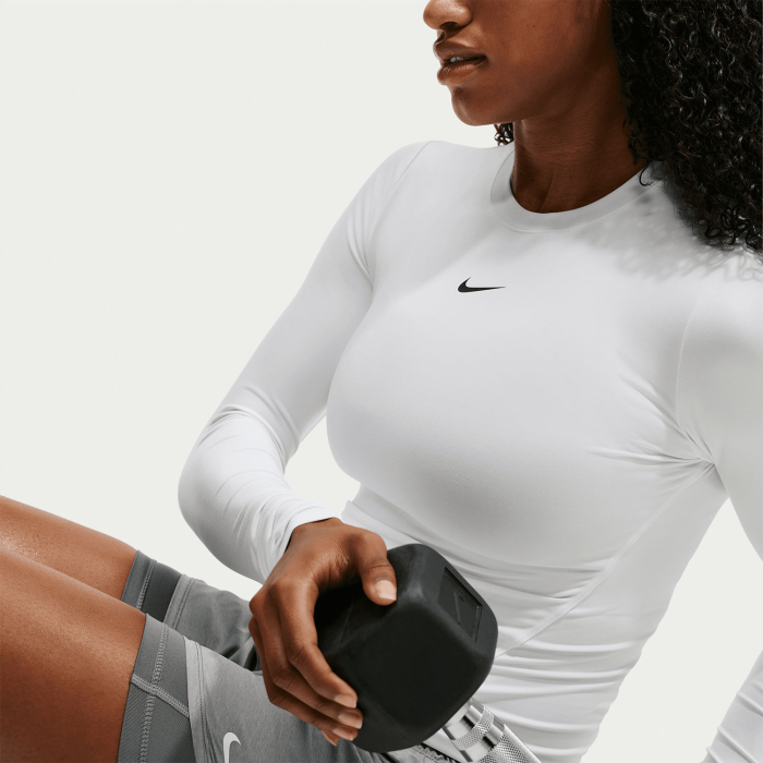 Bluza Nike Femei One Dri-FIT Fitted White [5]