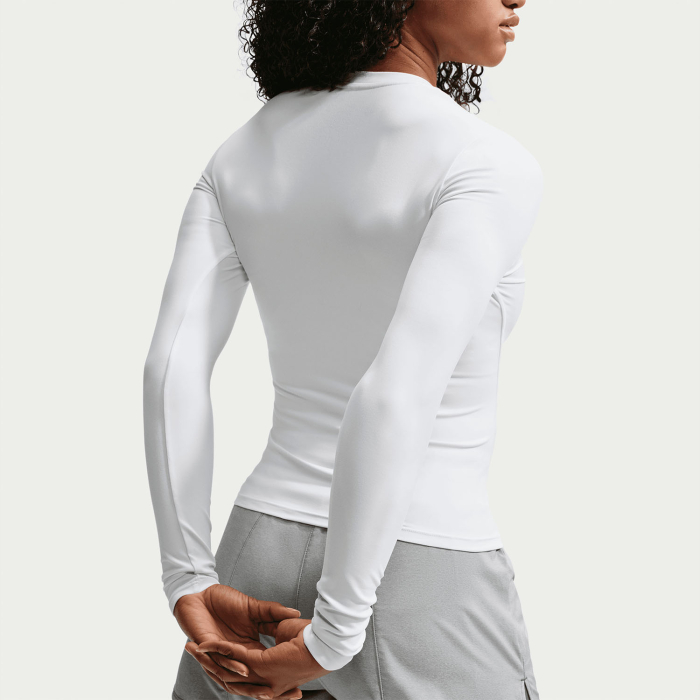 Bluza Nike Femei One Dri-FIT Fitted White [3]
