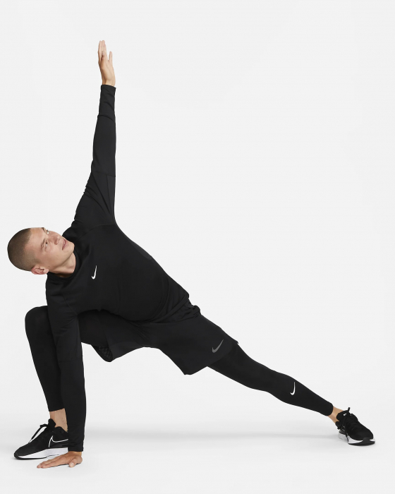 BLUZA NIKE M WARM LS CREW BLACK [5]