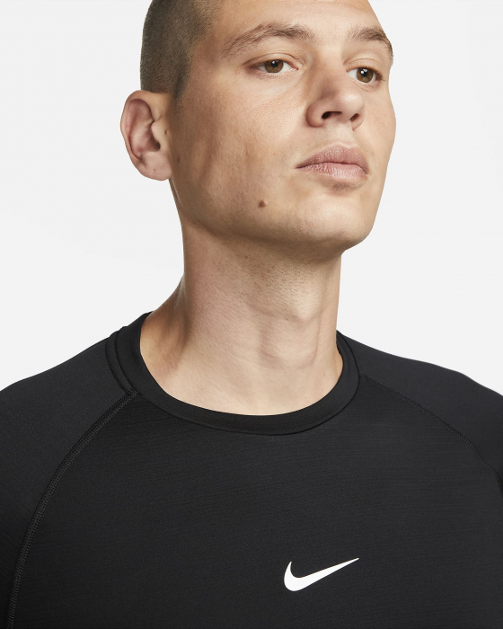 BLUZA NIKE M WARM LS CREW BLACK [3]