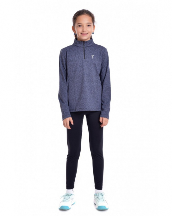 Bluza Tenis Joybek Copii Maneca Lunga Melange Tempo [4]