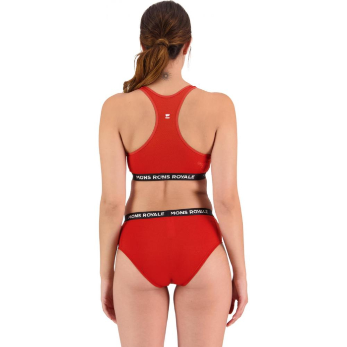 Bustiera merino Mons Royale BRA Retro Red [3]