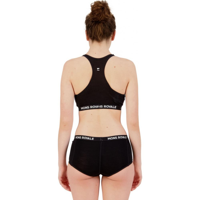 Bustiera merino Mons Royale W Sierra Sports Bra Black [3]