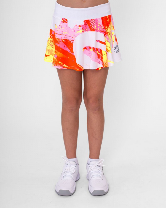 Fusta BIDI BADU Fata Wild Arts Printed Wavy Alb/Multicolor [2]