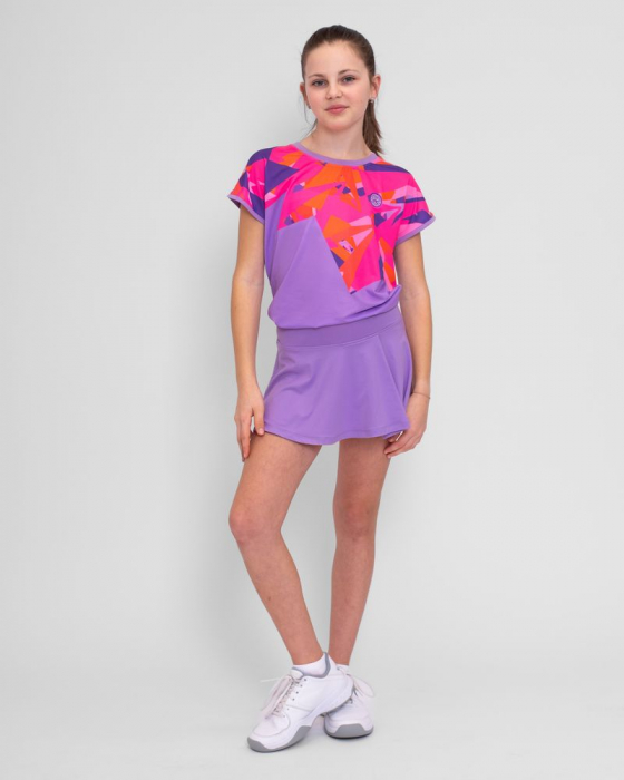 Fusta Fata BIDI BADU Spike Printed Wavy Lila/Roz [8]
