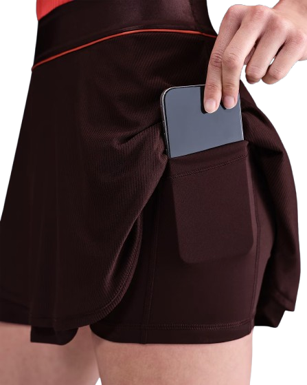 Fusta Tenis Nike Femei Dri-FIT Slam Burgundy Crush [6]
