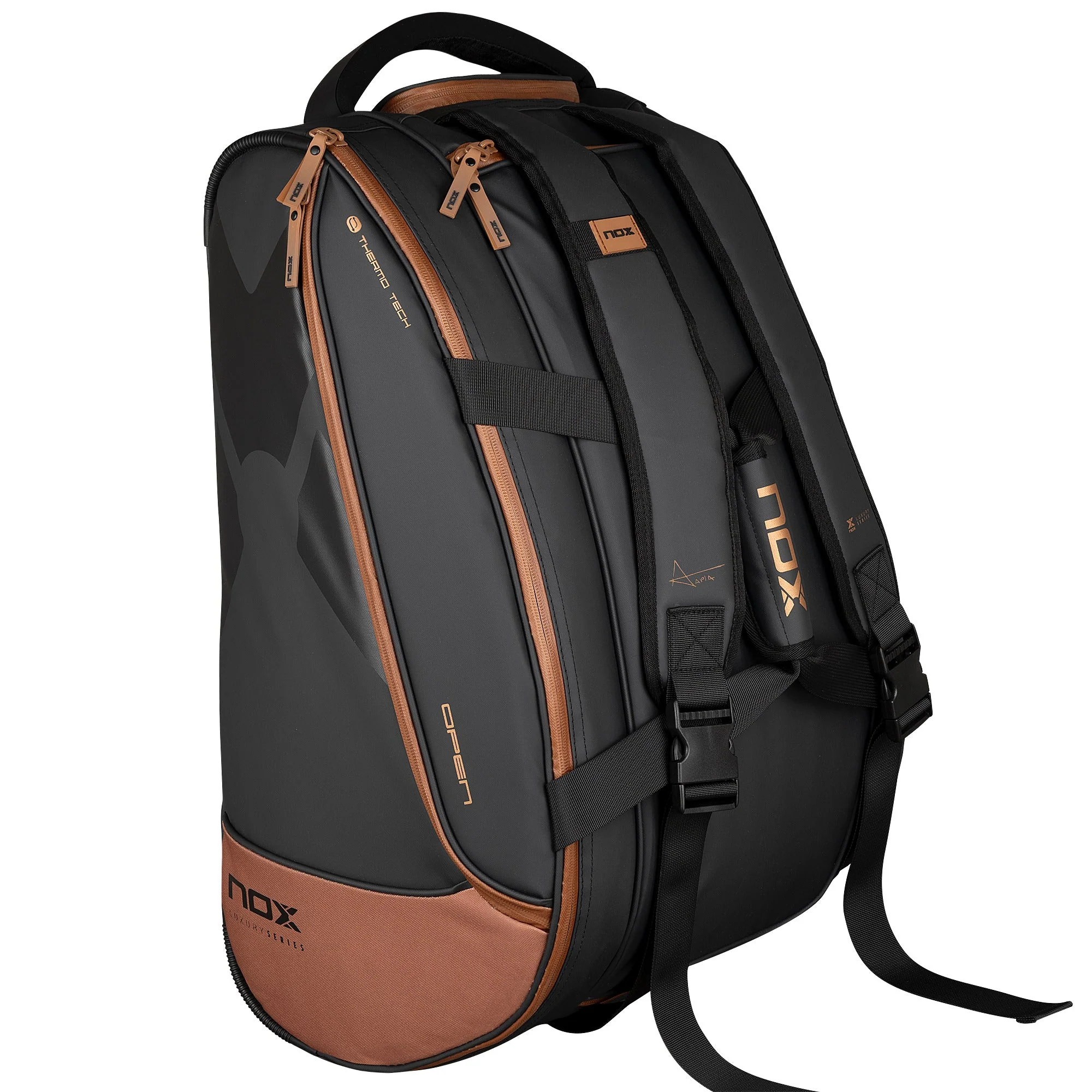 Geanta Padel Nox Luxury Open Series Negru/Auriu [3]