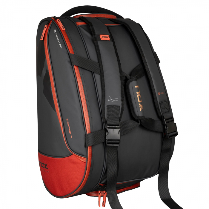 Geanta Padel Nox Luxury Open Series Negru/Rosu [6]
