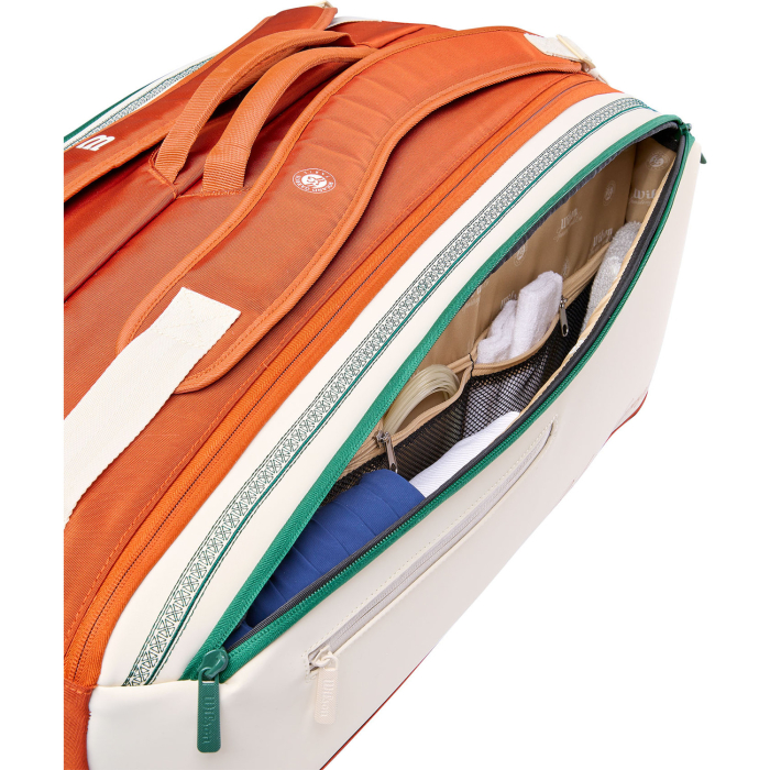 Geanta Tenis Wilson Roland Garros 2026 9PK Cream [5]