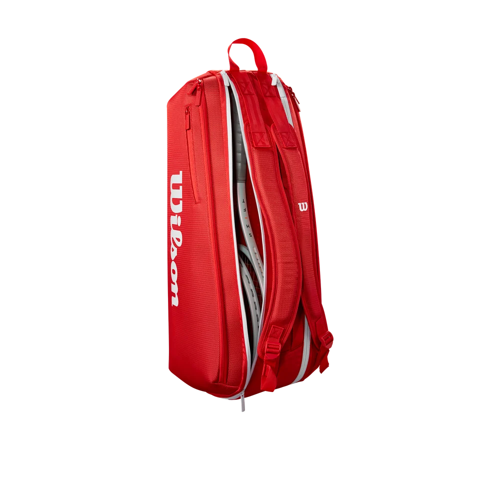 Geanta Tenis Wilson Super Tour Red 6PK [4]