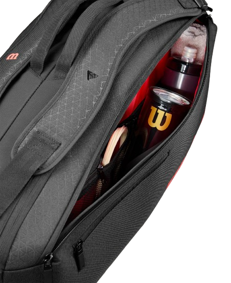 Geanta Tenis Wilson Clash V3 6PK Black/Infrared [4]