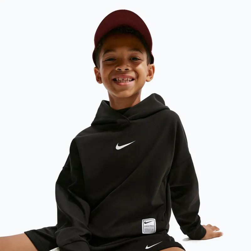 Hanorac Nike Copii Pro Dri-FIT Fleece Black [6]