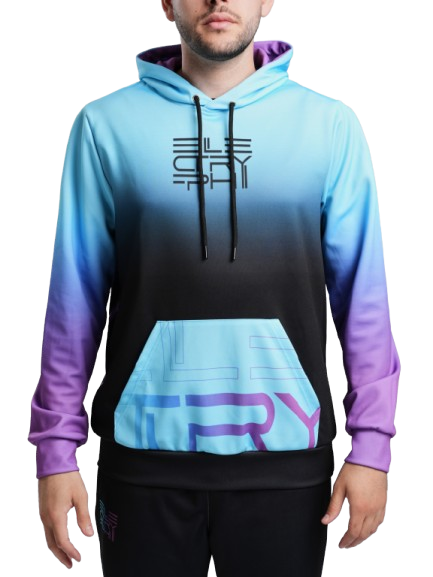 Hanorac Tenis Electryphy Unisex Tryumph Mov/Turquoise/Negru [5]