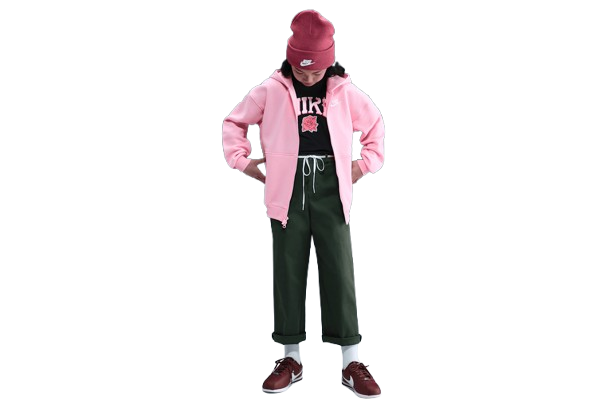 Hanorac Tenis Nike Copii Sportswear Club Full-Zip Fuchsia [2]