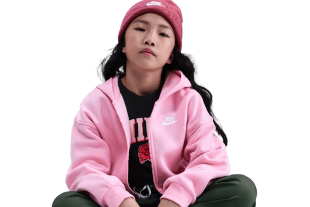 Hanorac Tenis Nike Copii Sportswear Club Full-Zip Fuchsia [3]