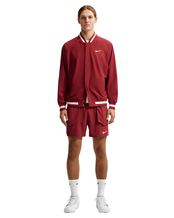 Jacheta Nike Barbati Dri-FIT Team Red/Pale Ivory [4]