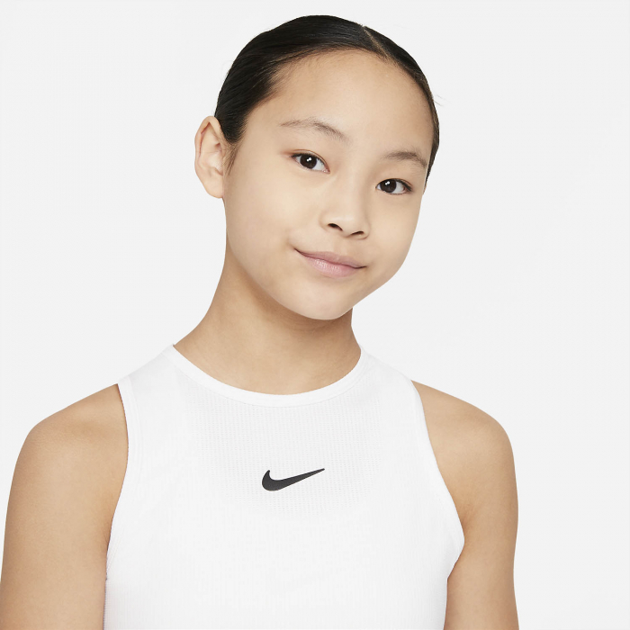 Maiou Tenis Nike Dri-FIT Victory Juniorsi Fete White [4]