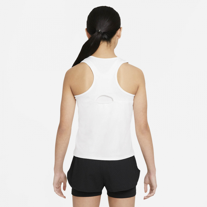 Maiou Tenis Nike Dri-FIT Victory Juniorsi Fete White [2]