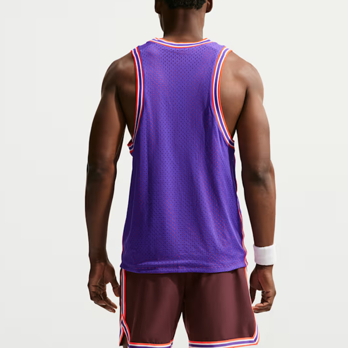 Maiou Tenis Nike Barbati Court Slam Dri-FIT Reversibil Dark Concord/Bright Crimson [2]