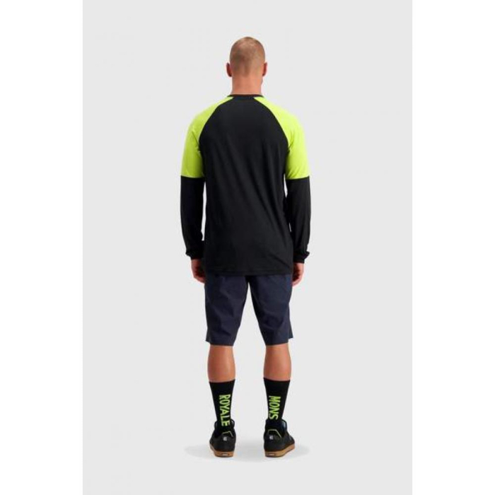 MONS ROYALE BLUZA TARN FREERIDE LS WIND JERSEY-BK LIME [2]