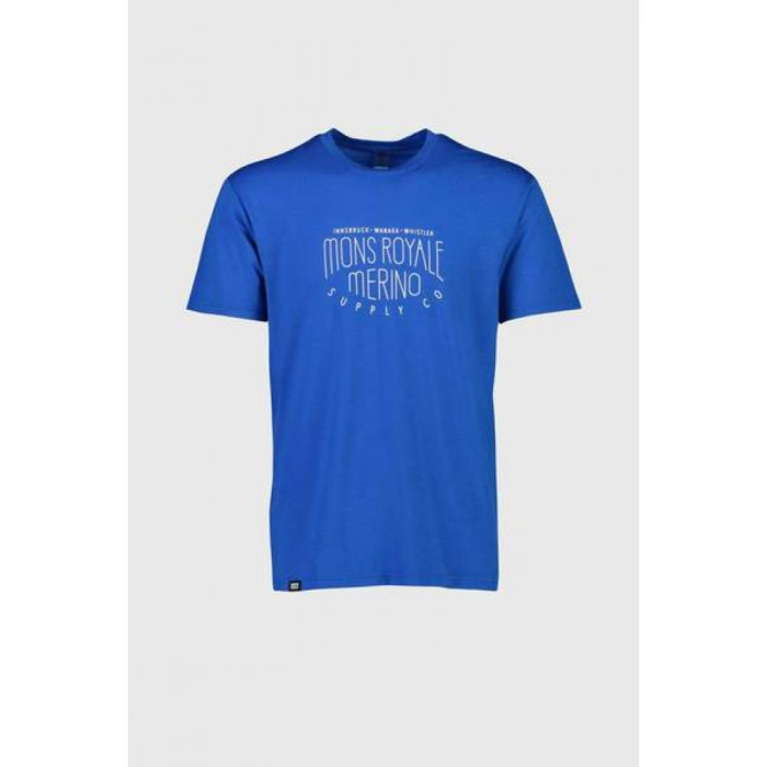 MONS ROYALE TRICOU ICON T-SHIRT REBEL BLUE [2]