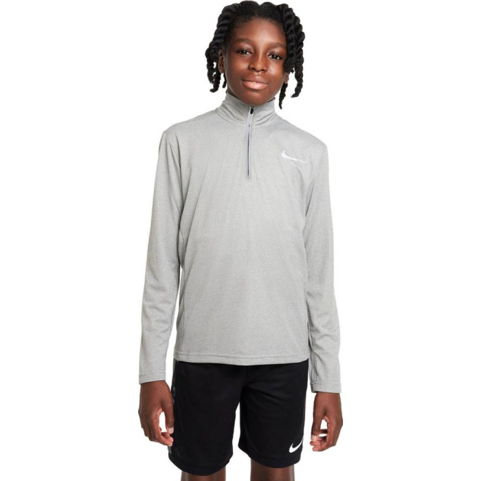 NIKE Bluza JUNIORI BAIETI Dri-FIT Poly 1/4-Zip Carbon [2]