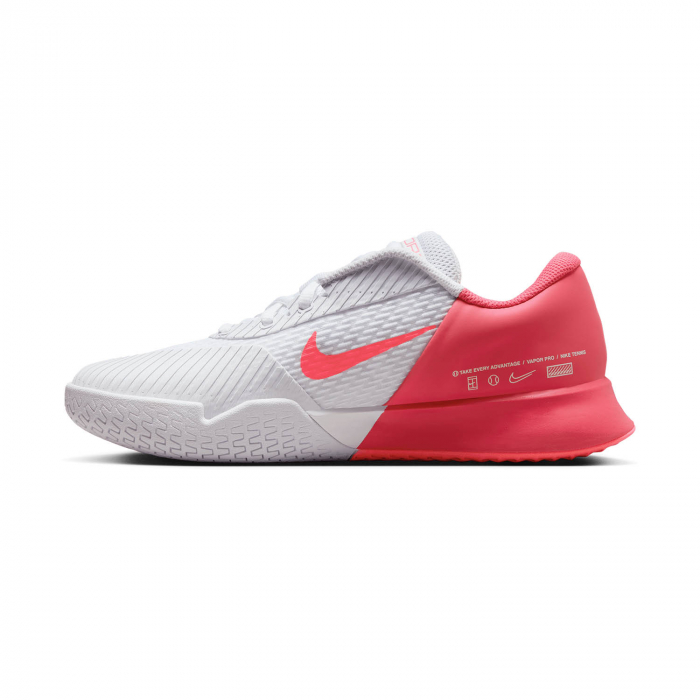 PANTOFI NIKE W ZOOM VAPOR PRO 2 HC White/Hot Punch [4]
