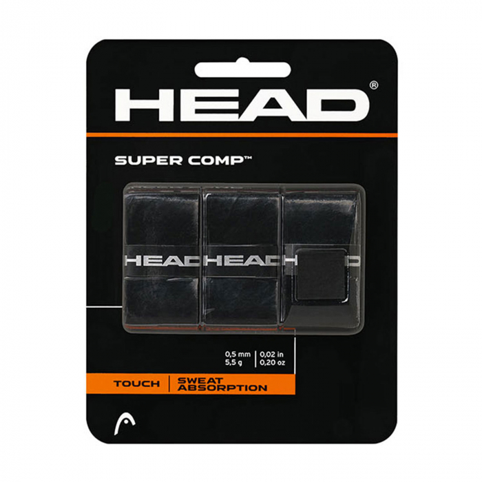 Overgrip Tenis Head Super Comp Black [1]