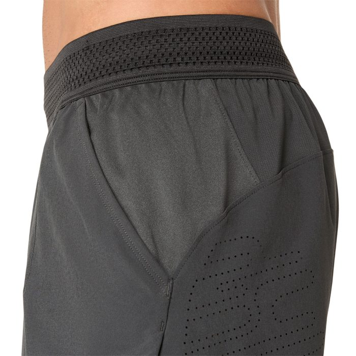 Pantaloni Asics Barbati Match Laser Cut 7in Graphite Grey Night Energy [6]