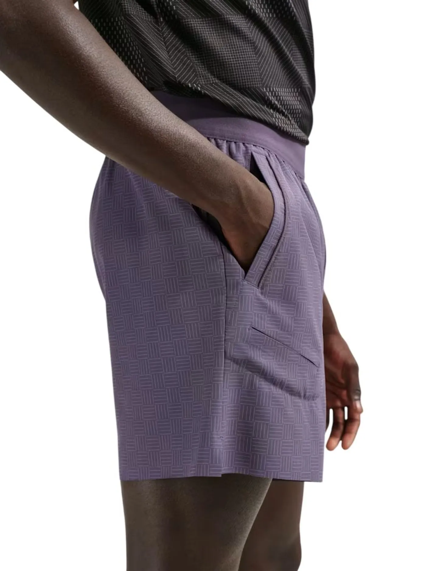 Pantaloni Nike Barbati Court Advantage Printed 6in Dark Raisin [3]