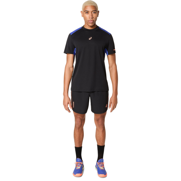 Pantaloni Padel Asics Barbati Court 7in Black/Cobalt [3]