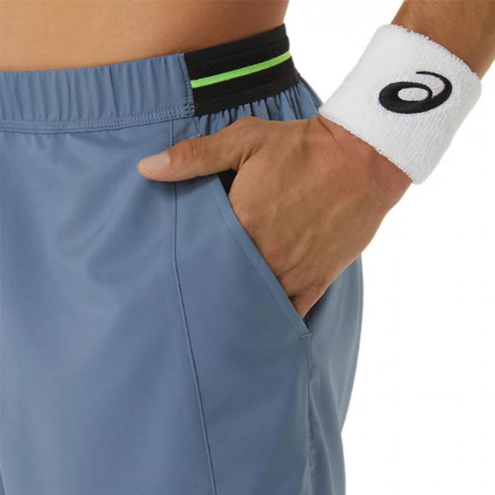 PANTALONI SCURTI ASICS MEN MATCH 7IN STEEL BLUE [3]