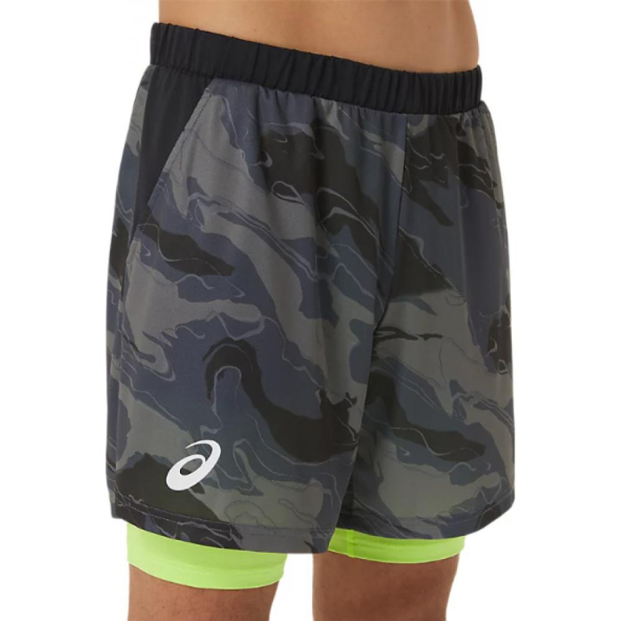 PANTALONI SCURTI ASICS MEN MATCH GRAPHIC 7IN CARRIER [2]