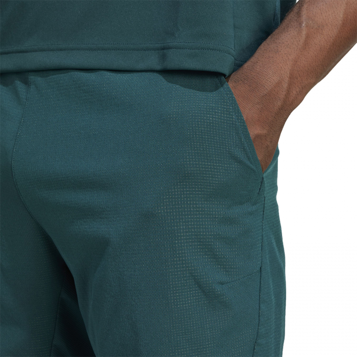 Pantaloni Tenis Adidas Barbati Climacool Ergo 7in Green [4]