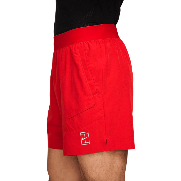 Pantaloni Tenis Nike Barbati Advantage 6in Chile Red/White [4]