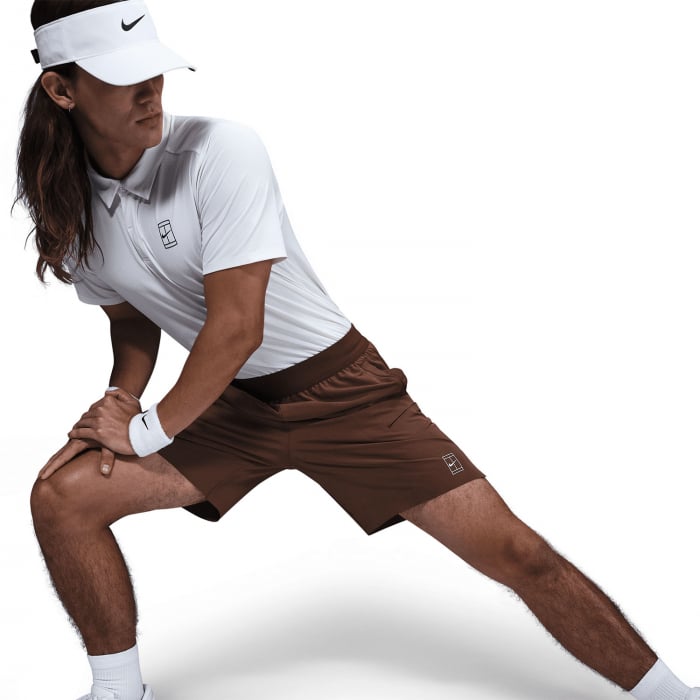 Pantaloni Tenis Nike Barbati Court Advantage 8in Cacao Wow [5]