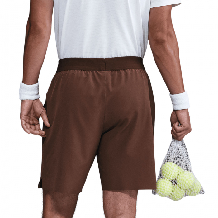 Pantaloni Tenis Nike Barbati Court Advantage 8in Cacao Wow [3]
